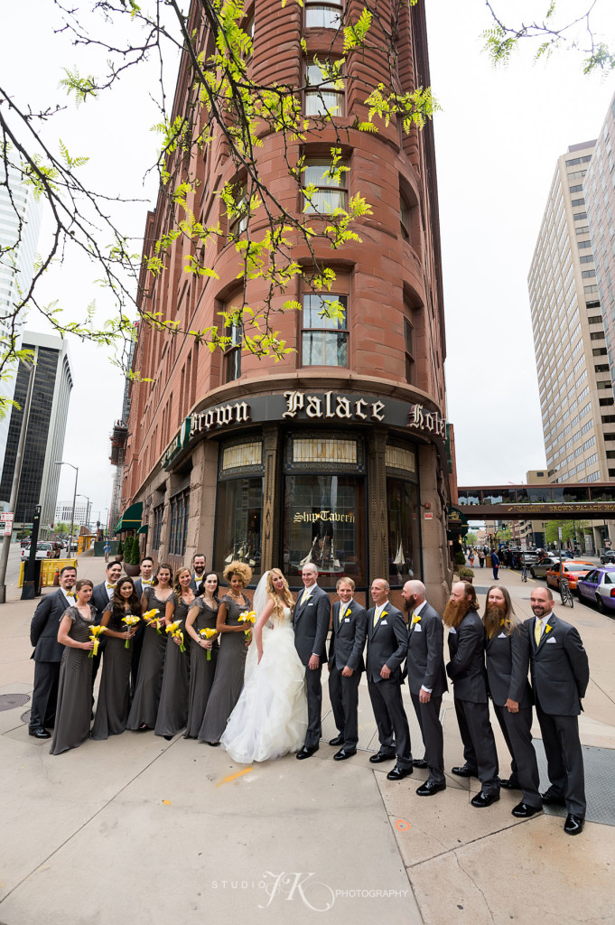 Brown Palace_Denver wedding_bridal party